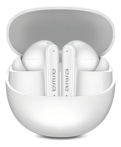 Fone de Ouvido Eardbud AIWA Bluetooth IPX4 ANC 26h — AWS-EB-04-W